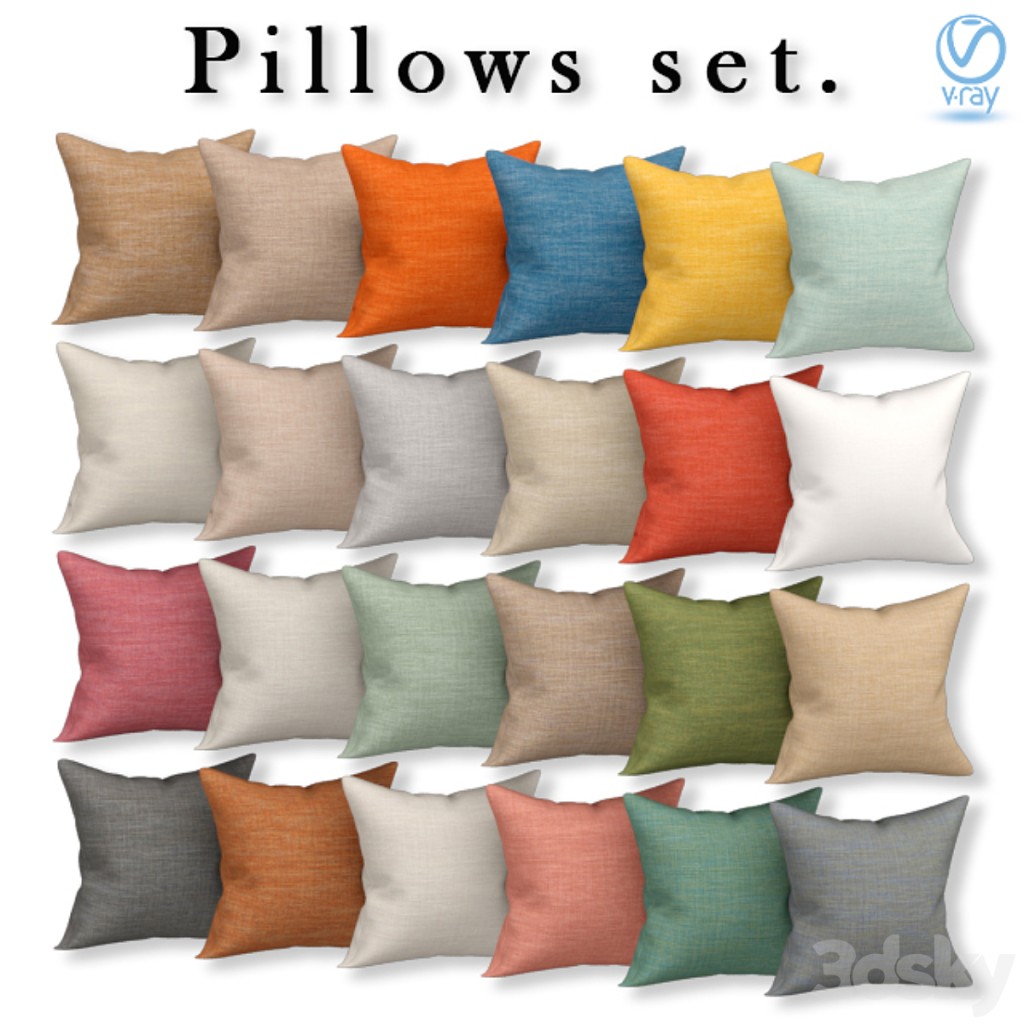 Set of decorative cushions (Set 059).