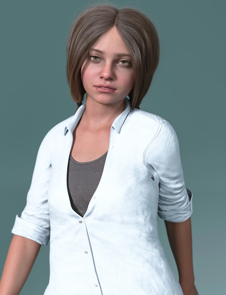 Maddie HD with Expression for Genesis 9