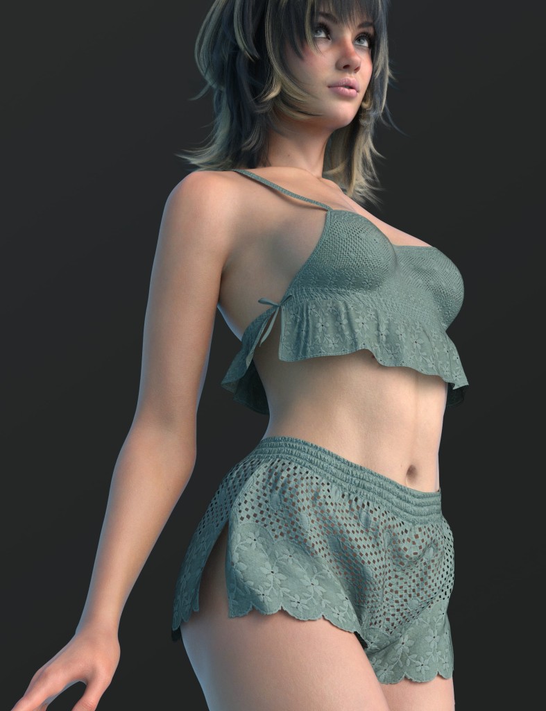 X-Fashion Edge Tempt Flare Set for Genesis 9 and 8 Female