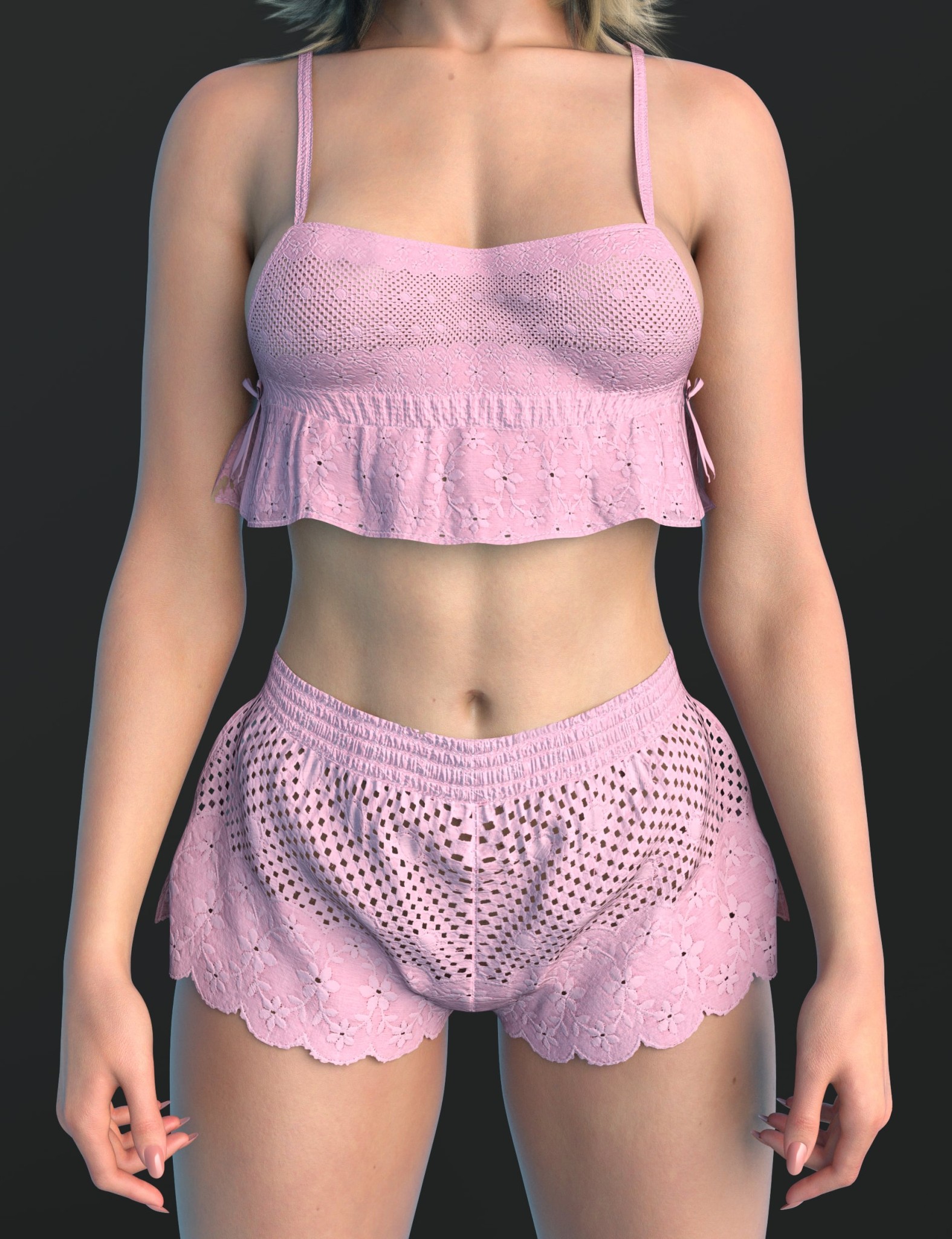 X-Fashion Edge Tempt Flare Set for Genesis 9 and 8 Female