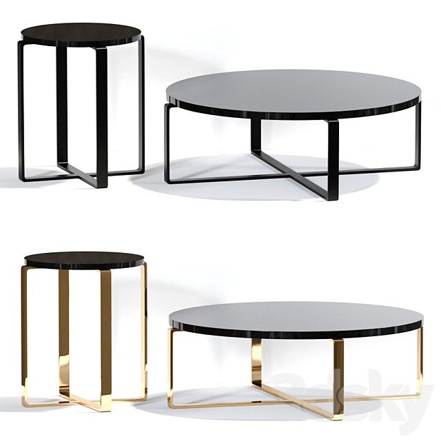 Rosa Round Marble Coffee Table And Sofa Table
