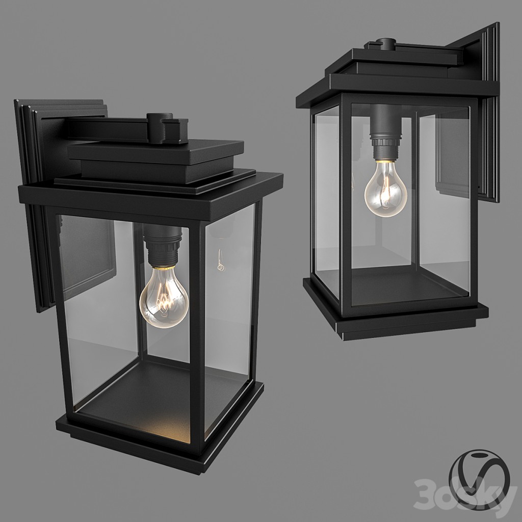Artcraft Lighting Freemont Black Outdoor Wall Sconce
