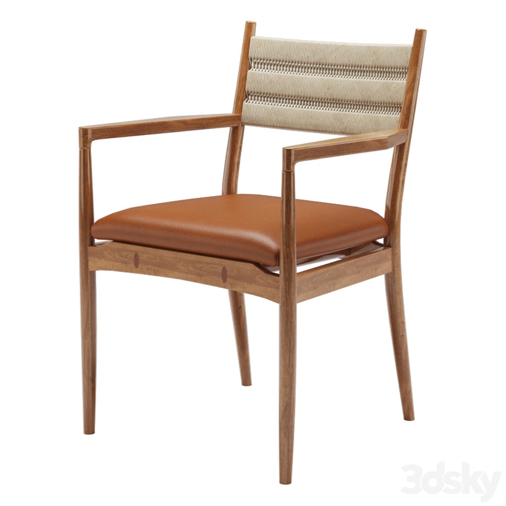 Soho Home X Anthropologie Roped Back dining chair