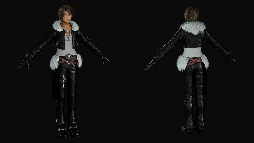 Squall Leonhart Premium for Blender 3