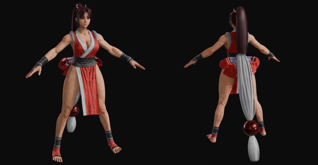 Mai Shiranui S1 Premium for Blender 4.x