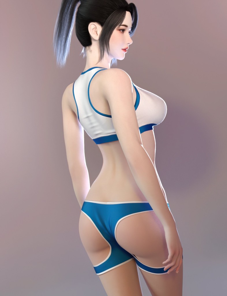 dForce YK Sexy Sports Suit for Genesis 9