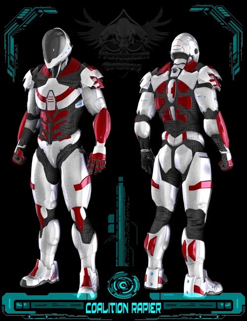 Coalition Rapier Armor