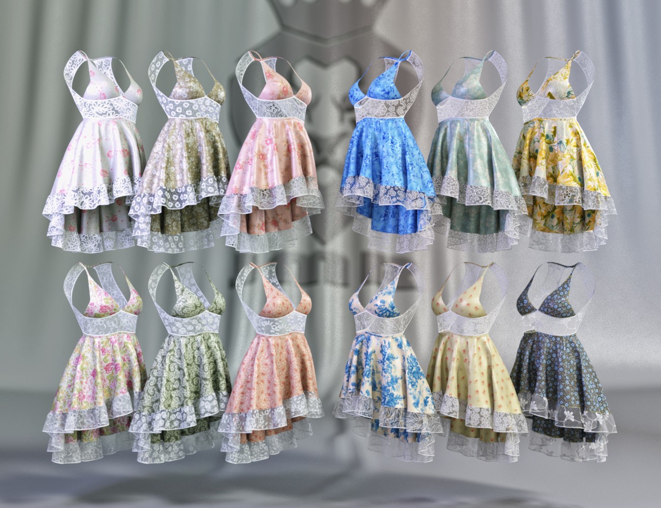 JMR dForce Laurence Dress for Genesis 8 Female