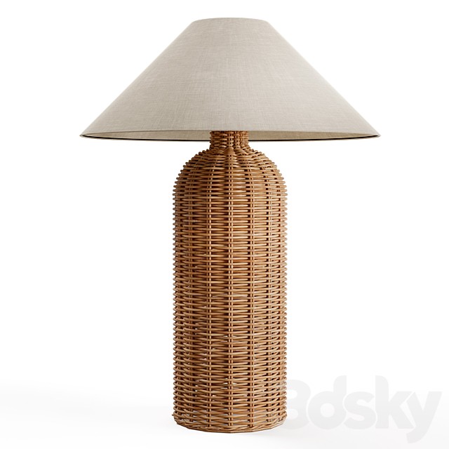 Ensia rattan lamp