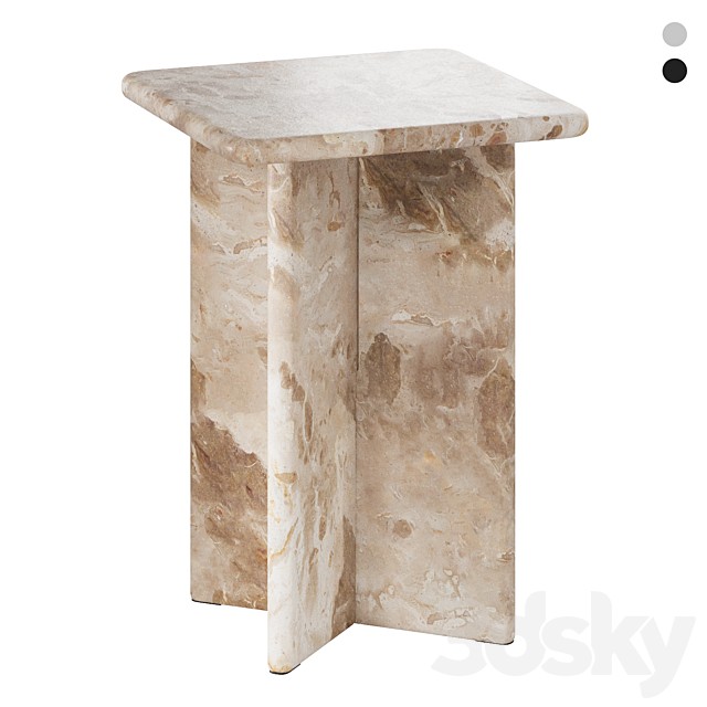 H&M Marble Square Side Table