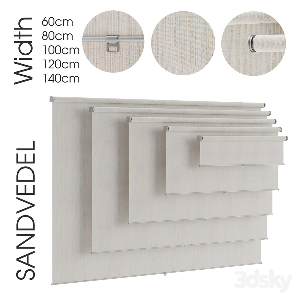 SANDVEDEL. Roller blind