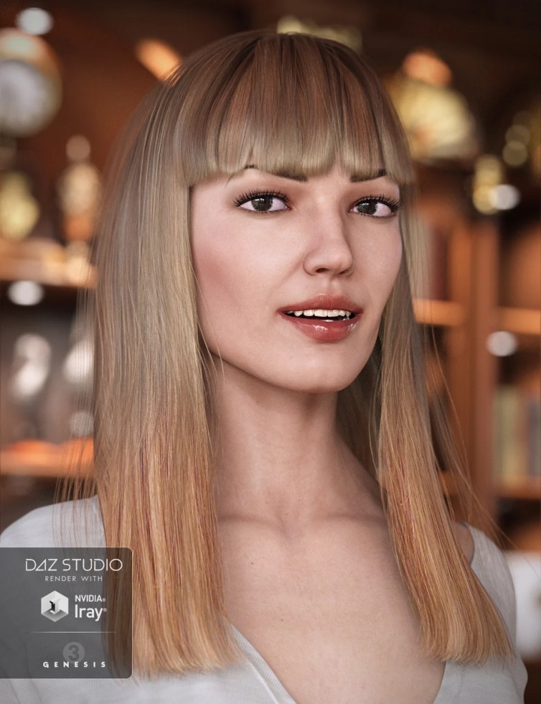 Avelyn Hair for Genesis 3 Female(s)