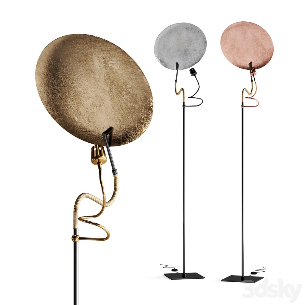 LUCE D ORO Floor lamp by Catellani Smith
