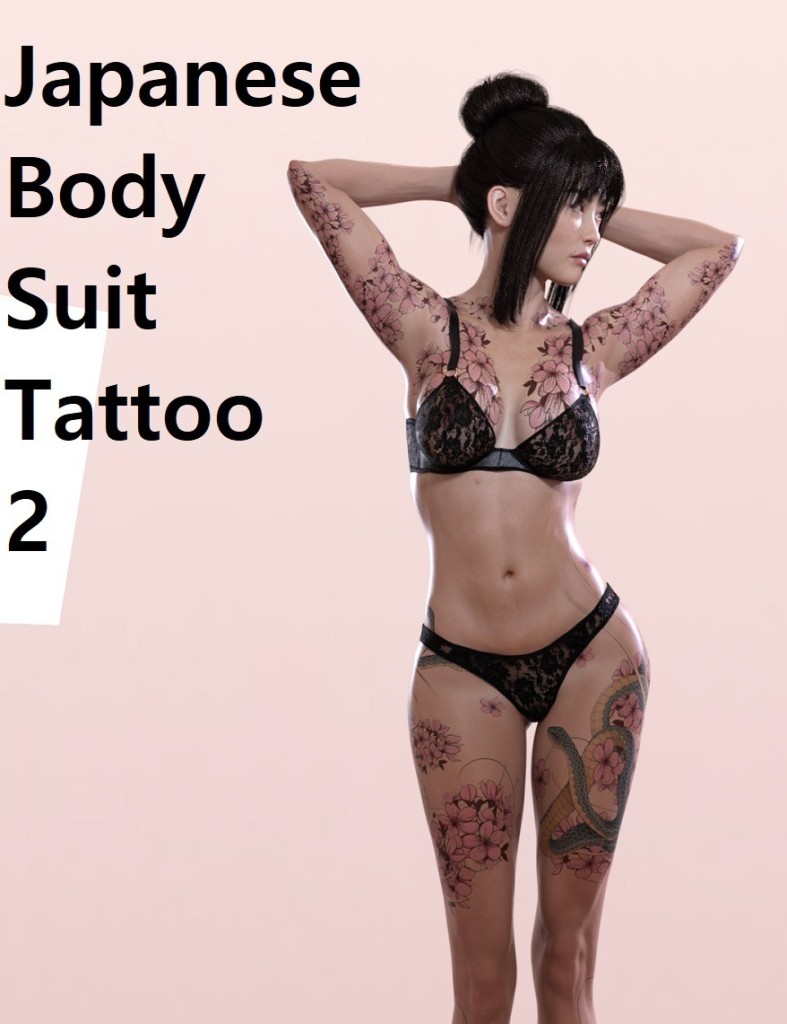 Japanese Bodysuit Tattoo for G8F N2