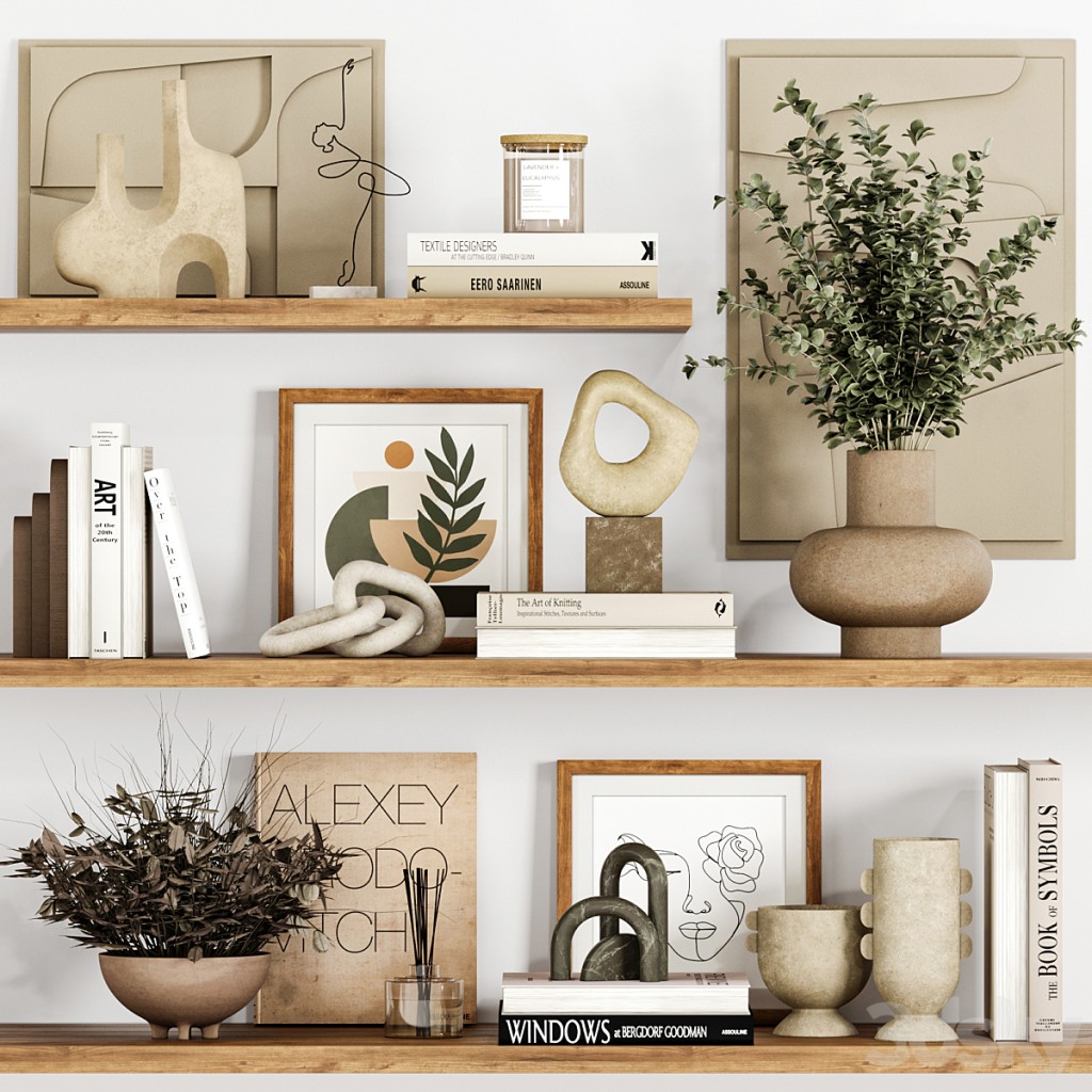decorative set Vol015 (with eucalyptus)