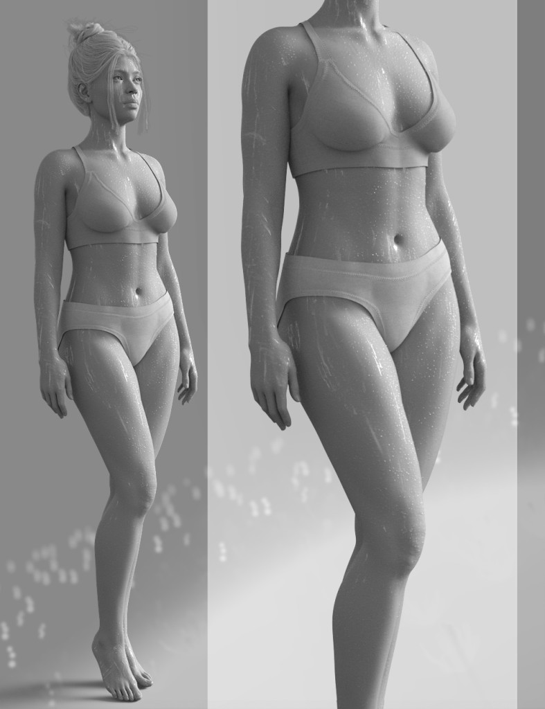 Drip Drop Geoshells for Genesis 9 Converted To Genesis 8.1 Female