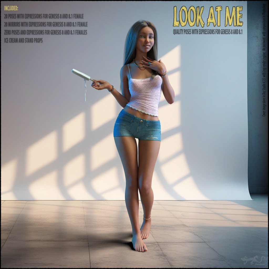 Look At Me – Poses for Genesis 8 and 8.1 Female