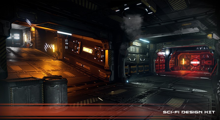 [UE4.27] Sci-fi Design Kit