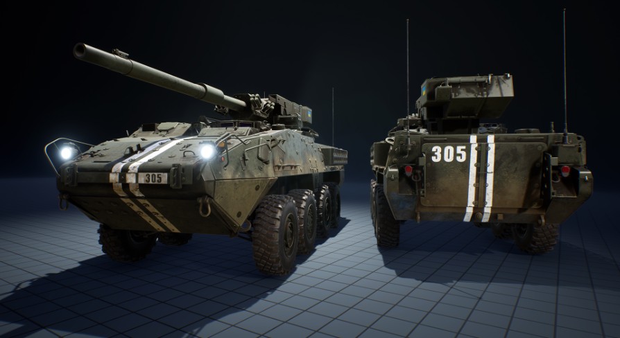 [UE4.24] Armored personnel carrier