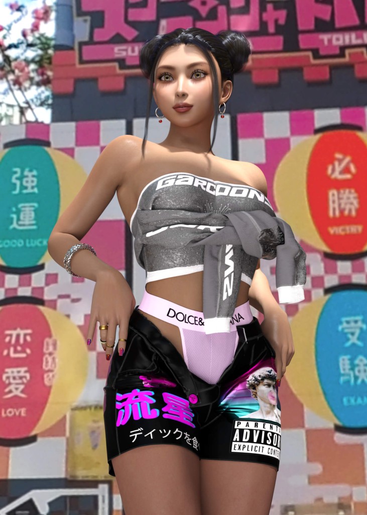 Kptop and Dgshort Pant for G8F