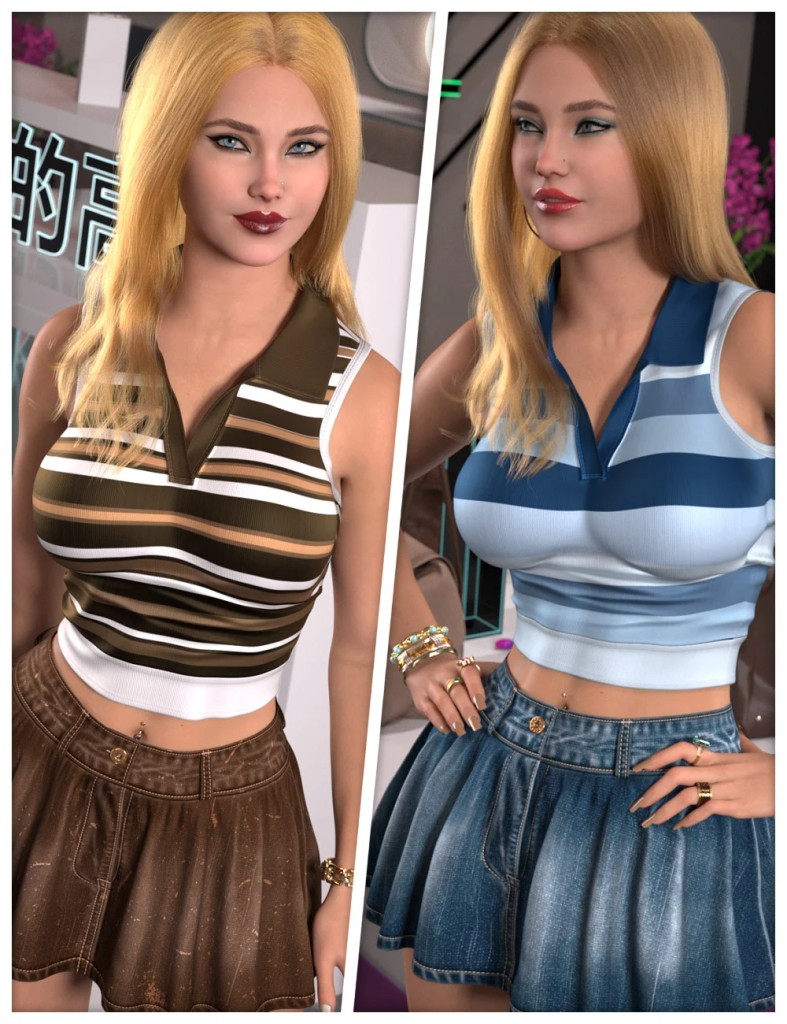 Everyday Textures for dForce SU Fashion Summer Suit