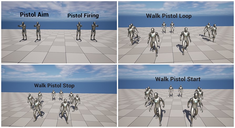 Pistol Animations Pack UE5.1