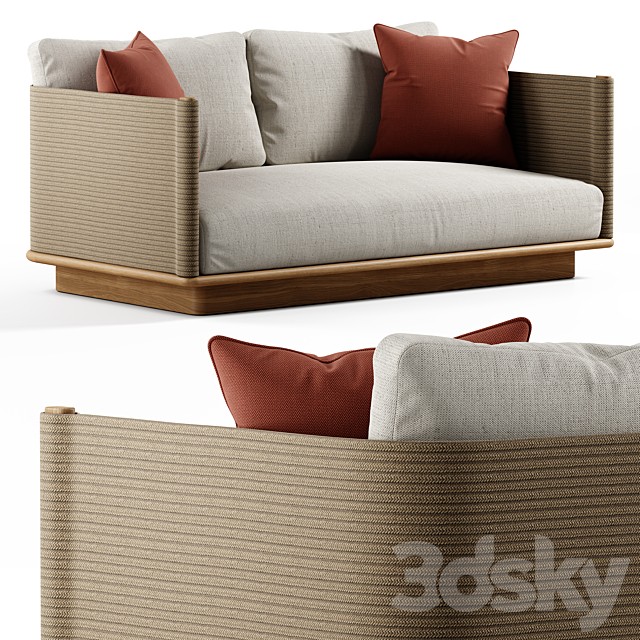 Kettal - Giro, 2 Seater Sofa