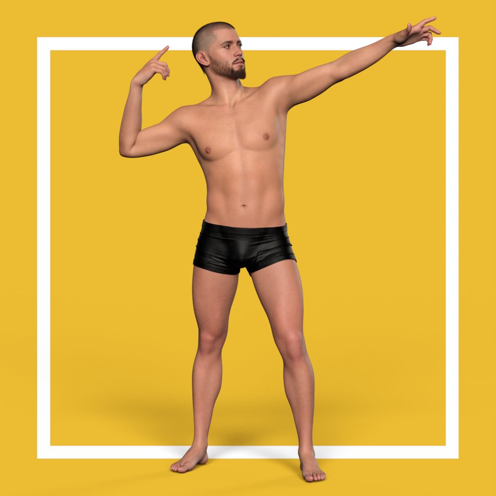 Masculine Poses for Genesis 9