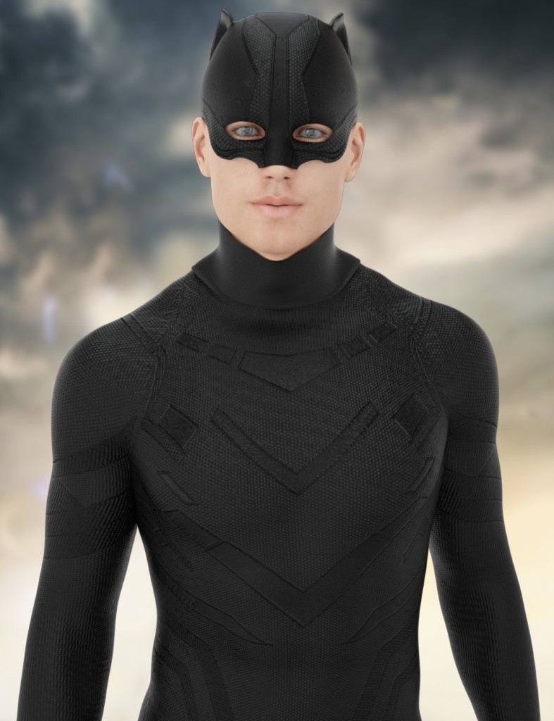 X-Fashion Dark Cat Outfit For Genesis 8 Male(S)