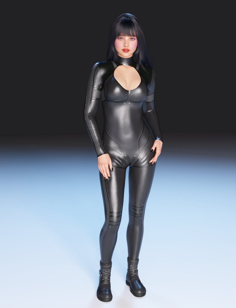 FG Leather Action Outfit for Genesis 9