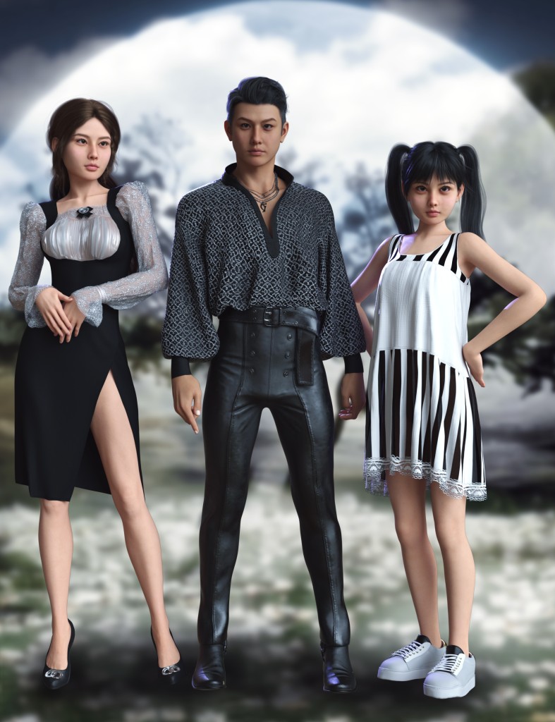 Vo Julie, Young, And Male HD For Genesis 9 Bundle