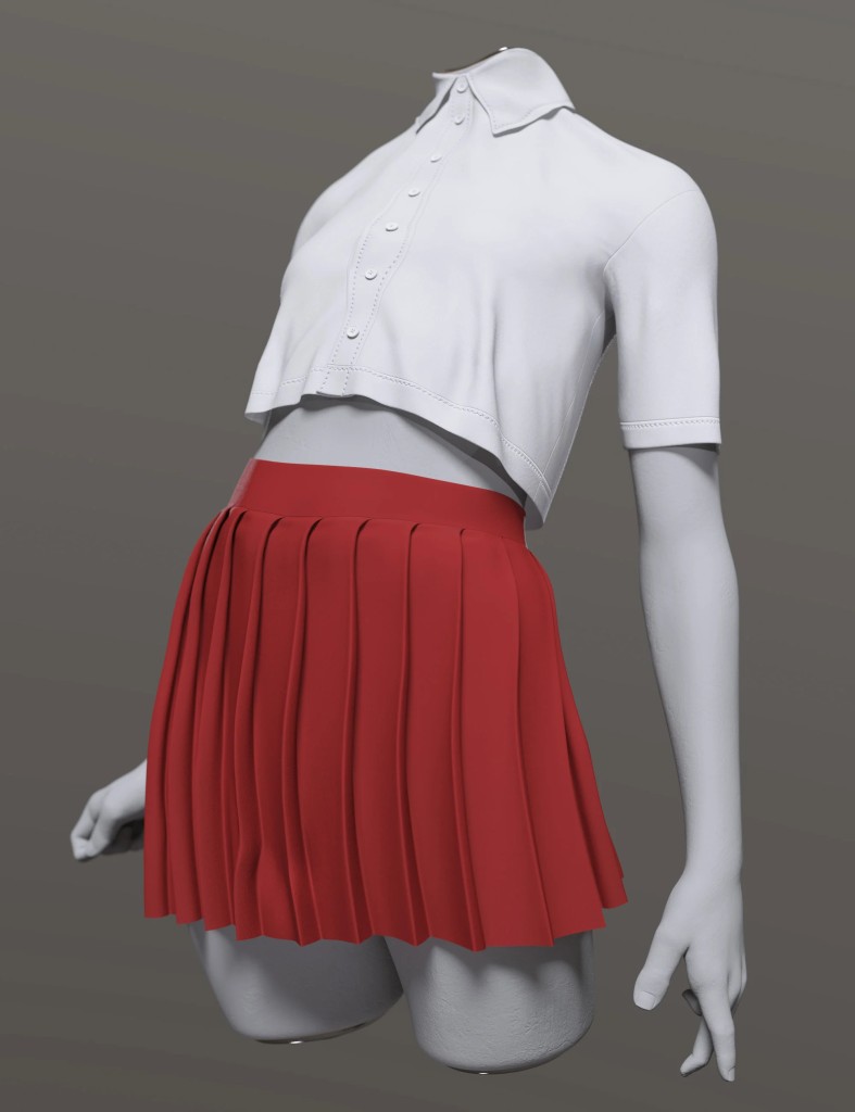 dForce AK Skirt Suit for Genesis 9