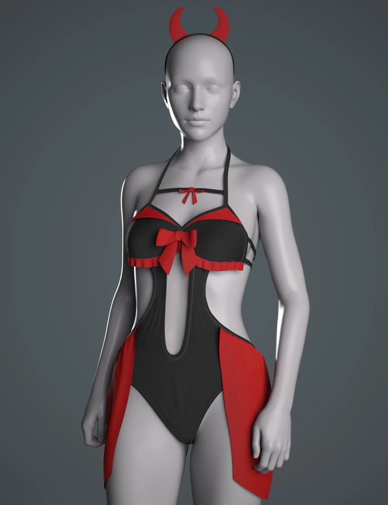 dForce GN Sinful Imp Lingerie for Genesis 9, 8.1, and 8 Female
