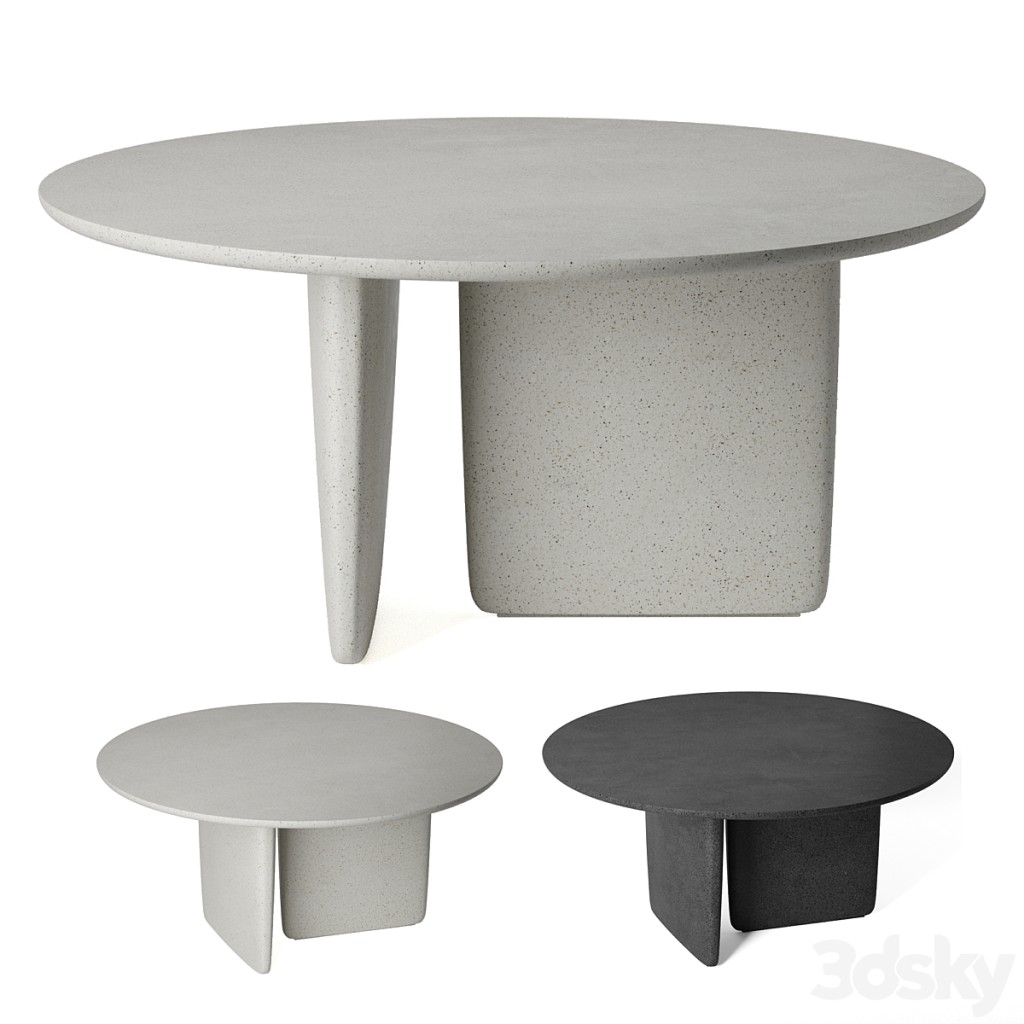 Small Tobi-Ishi outdoor table 2. B&B Italia