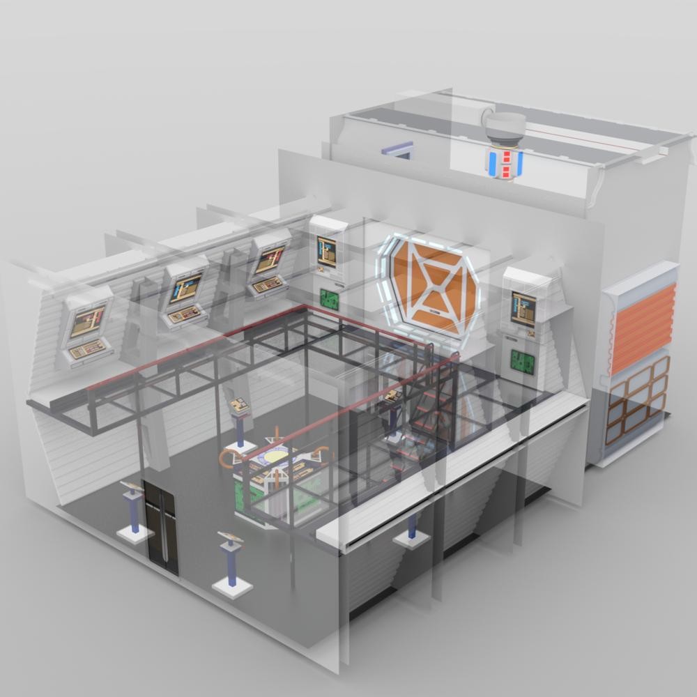 Nacelle Room For DAZ Studio