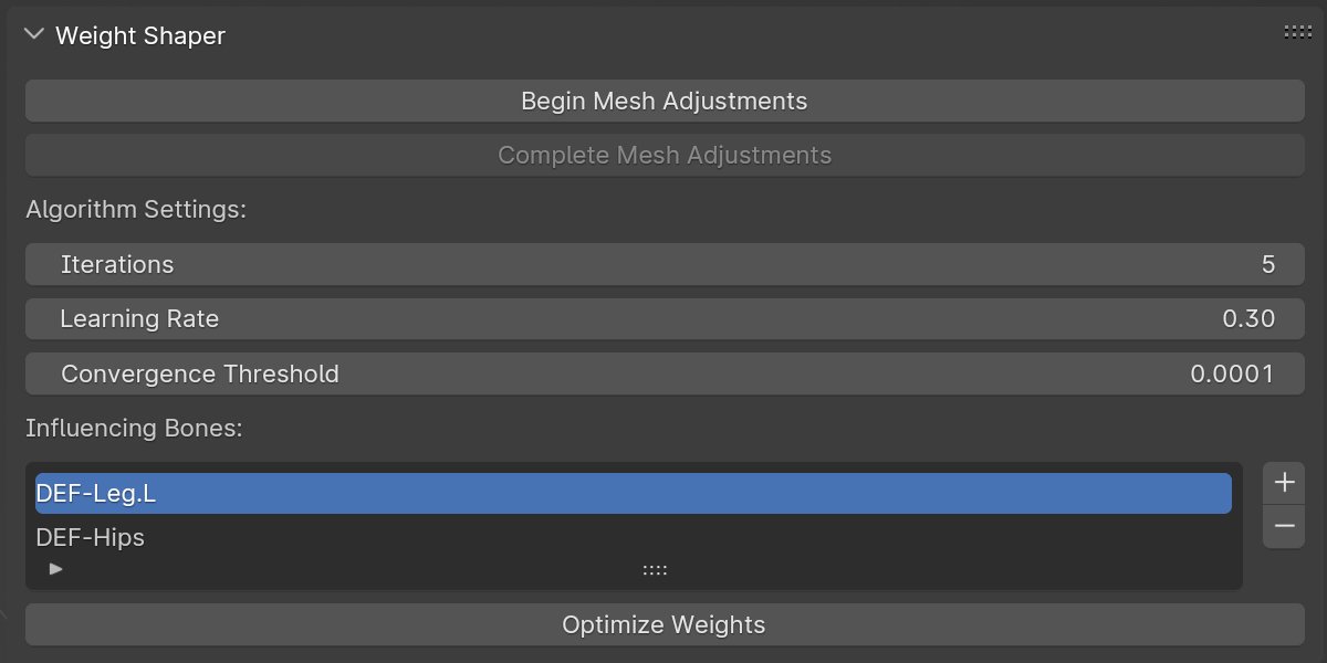 Weight Shaper v1.1.0