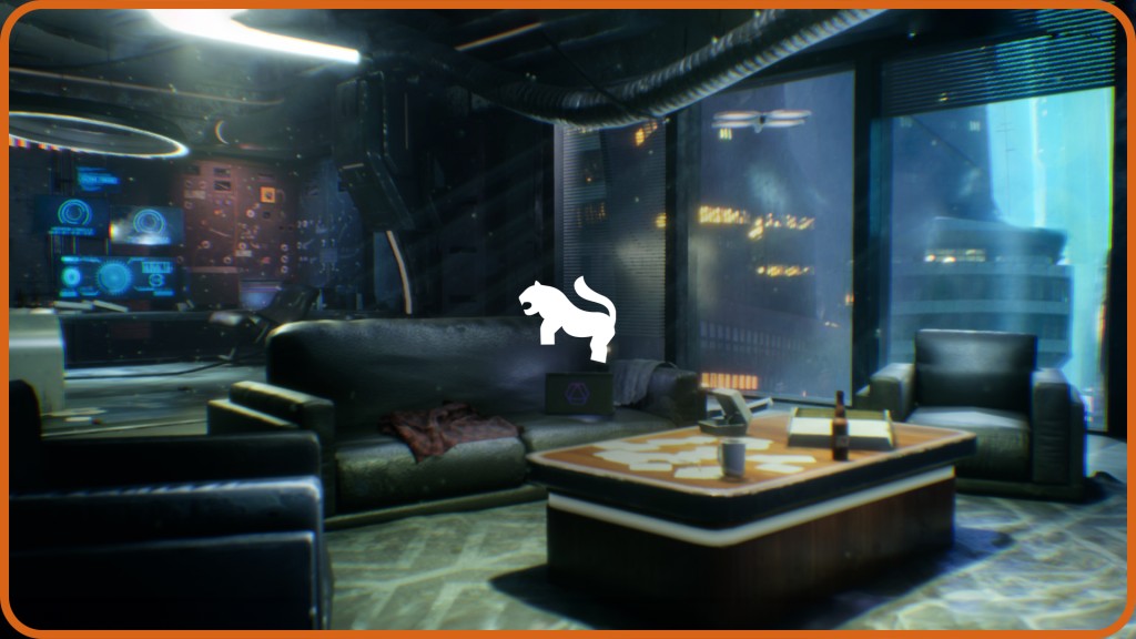 [UE] CyberPunk Sci - Fi Apartment Interior Environment Kitbash