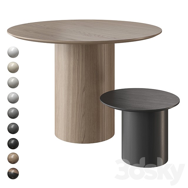 Table Ellipse Type 9 colors