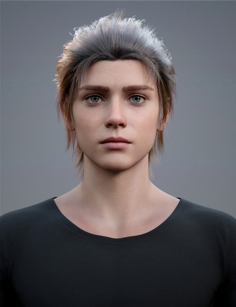 dForce BS Wolf Tail Short Hair For Genesis 9