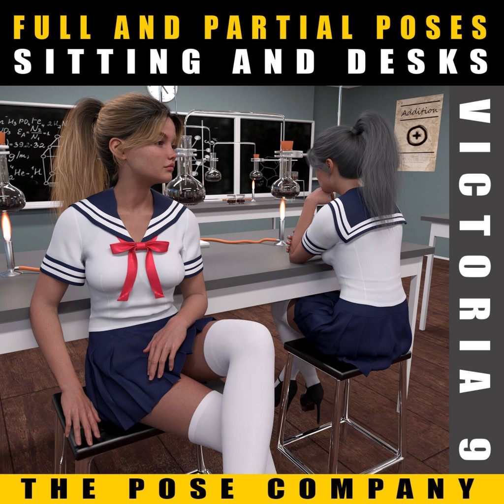 V9 Sitting Poses – Full and Partials