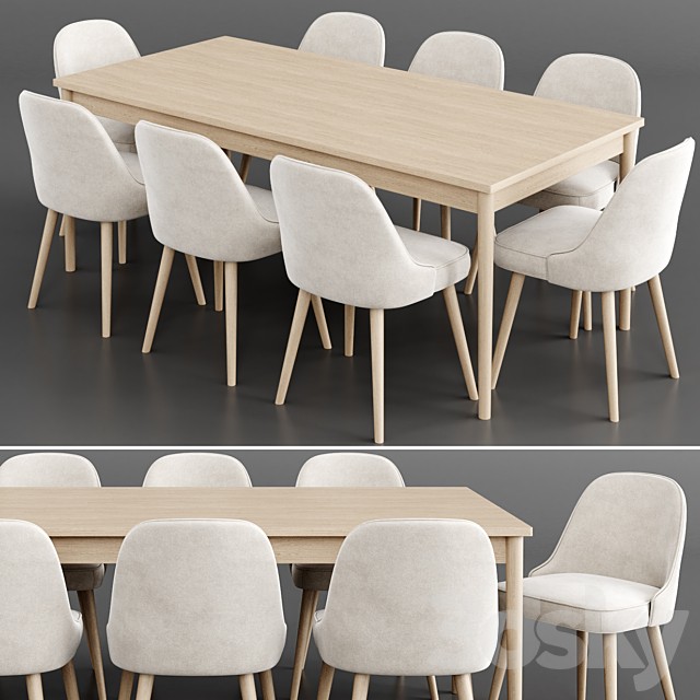 West Elm Dinning Set 27