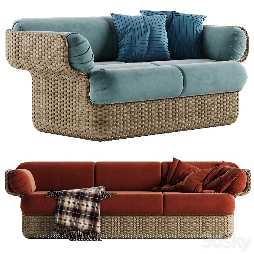 Gubi Basket sofa