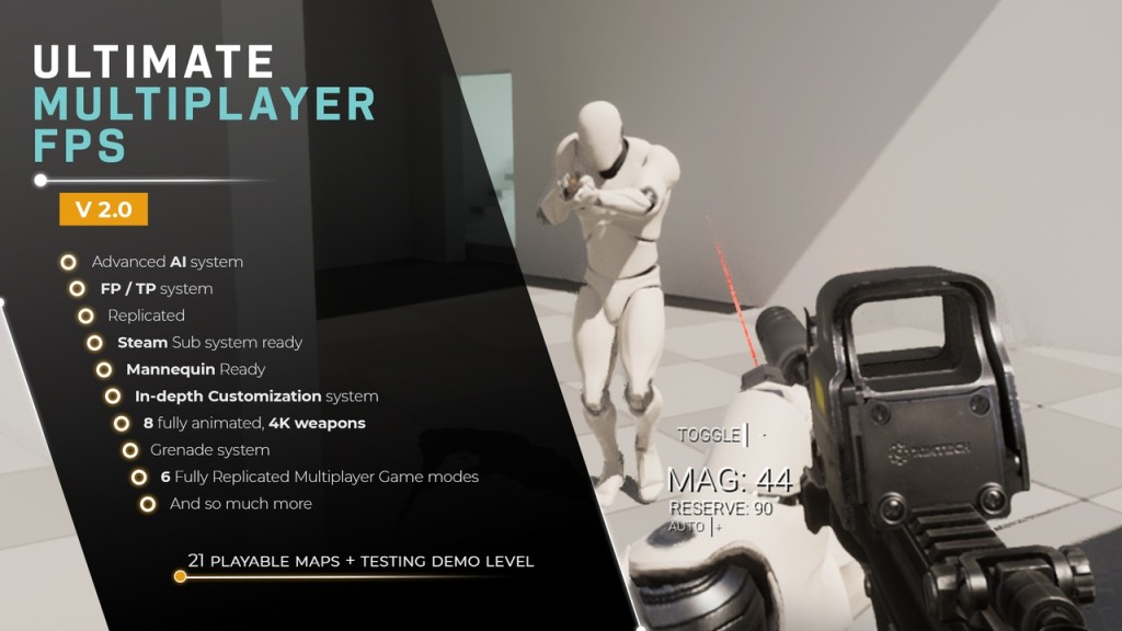 [UE5.3] Ultimate Multiplayer FPS Kit V1
