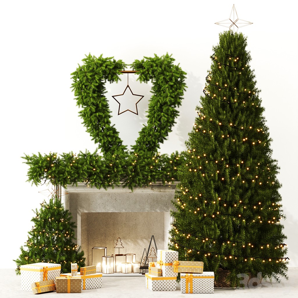 Christmas Tree and Decoration set01