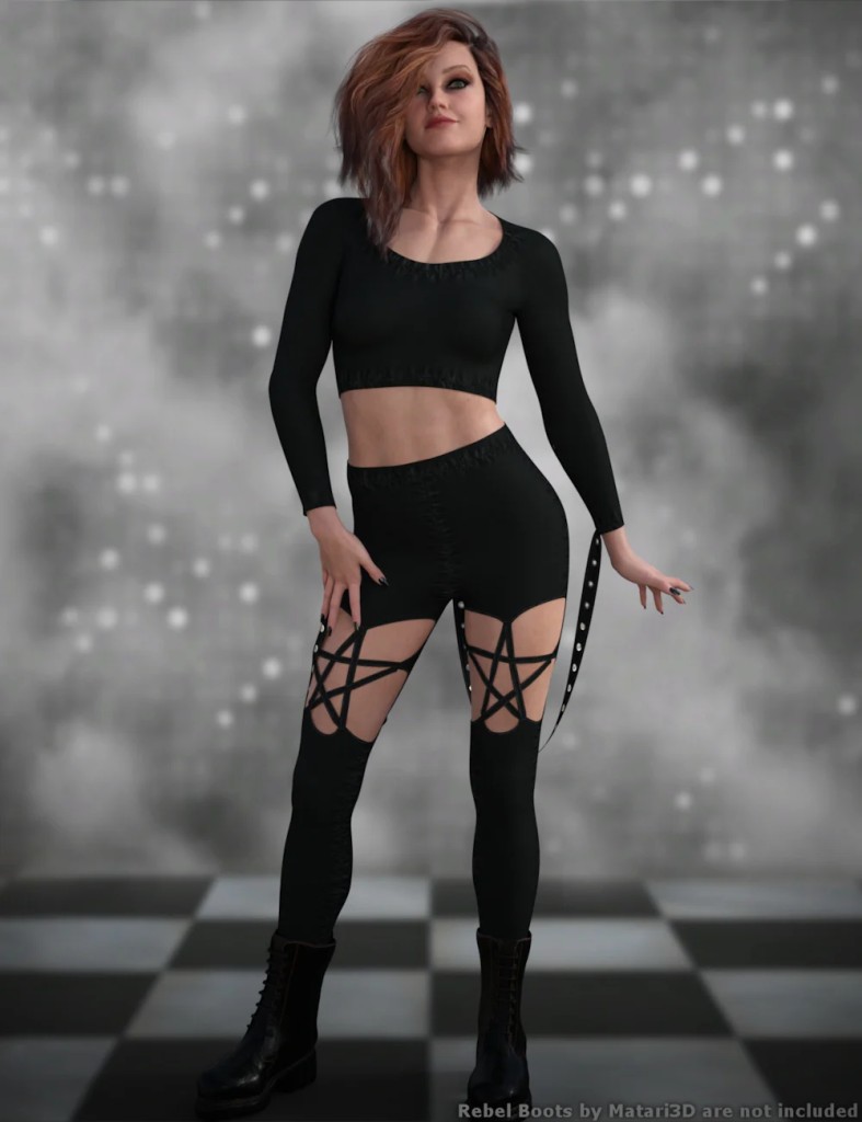 dForce Gothic Hollow for Genesis 9 and Genesis 8 Female