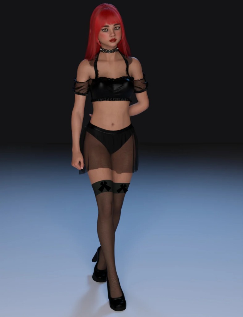 FG dForce Dream Girl Outfit for Genesis 9