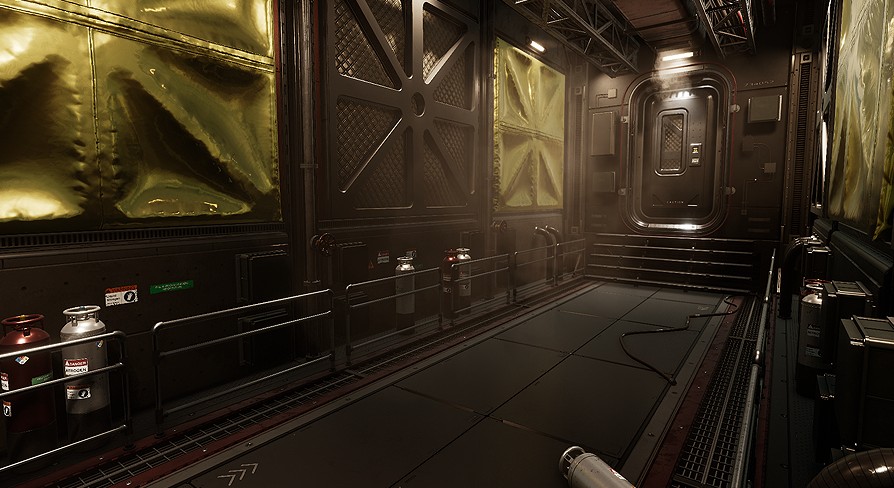 [UE] Modular SciFi: Engineer Hallways