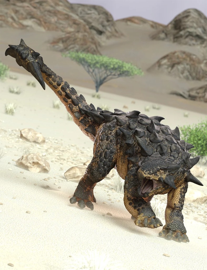 Ankylo Poses for HH Ankylosaurus
