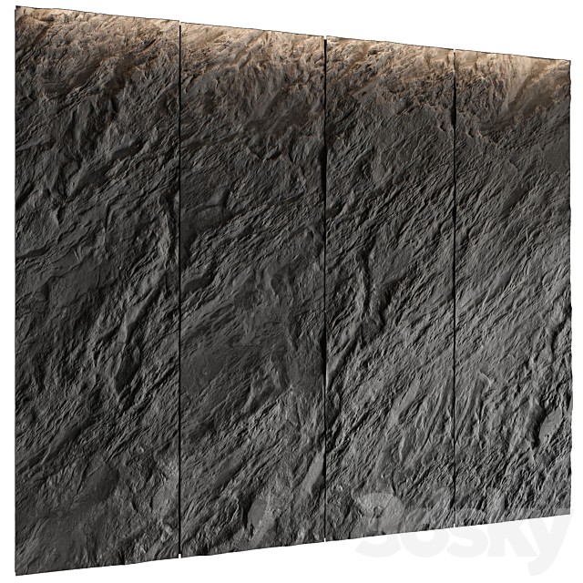 Rock Wall Set 01