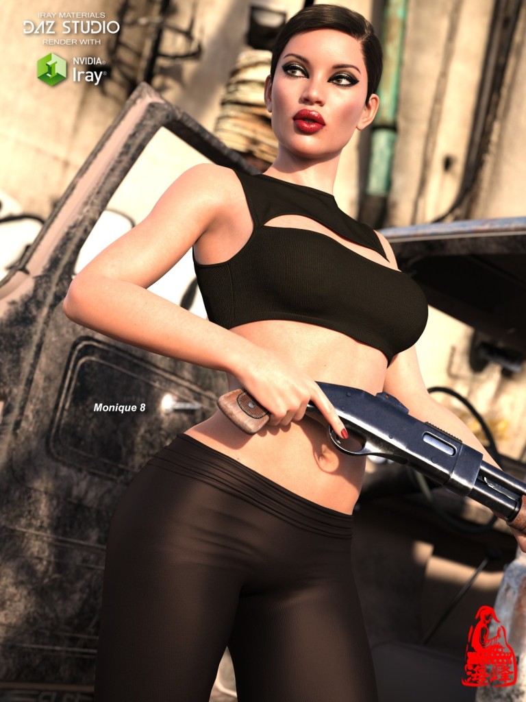 dForce Cropped Top for Genesis 8 & 8.1 Females and Genesis 9